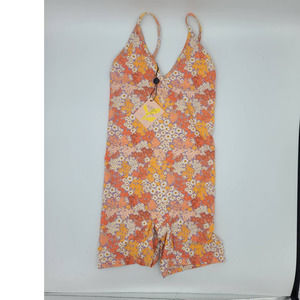 Skatie NWT Sydne Bodysuit XS in Holland Print, Amber Fillerup Clark collab